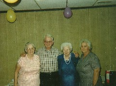Joy Sayger; Bruce Dorrough; Marie Modie; Thelma Fry; Jane s graduation party